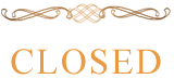 We are closed